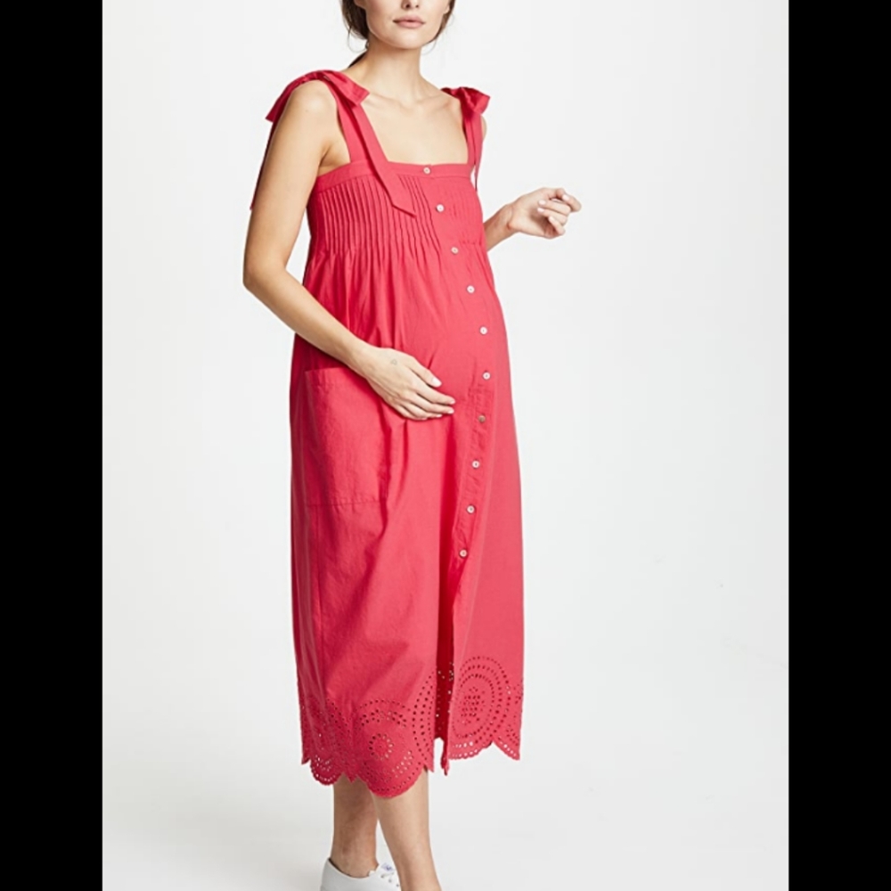 Hatch maternity Sylvie embroidered dress